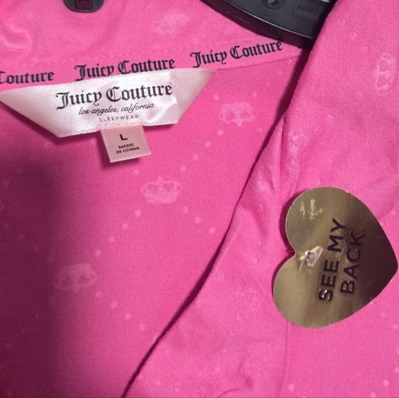 NWT Juicy Couture Sleep Shirt Dress sz L - Picture 4 of 5